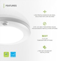 Asd Motion Sensor Led Disk Lights 6 Inch 2700K3000K3500K4000K5000K 15W Indoor Ceiling Flush Mount Light Fixture Low Profi