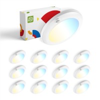 Asd Motion Sensor Led Disk Lights 6 Inch 2700K3000K3500K4000K5000K 15W Indoor Ceiling Flush Mount Light Fixture Low Profi