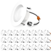 Sunco Lighting 24 Pack 4 Inch Led Can Lights Retrofit Recessed Lighting, Baffle Trim, Dimmable, 2700K Soft White, 11W60W, 660 Lm, Damp Rated, Replacement Conversion Kit - Ul Energy Star Listed