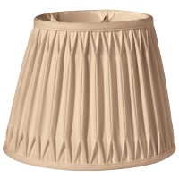 High Quality Fabric Lamp Shade Includes Brass Metallic Finish Washer Washer fitter sits on top of the harp Intended for use with customers own finial Shade measures 1025x14 top diameter x 13x18 bottom diameter x 12 slant height Softback lampshade with dou