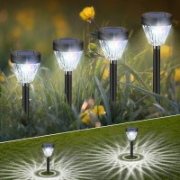 Ridalux Solar Pathway Lights 12 Pack Solar Lights Outdoor Waterproof Garden Lights Auto Onoff Led Solar Outdoor Lights Solar Po