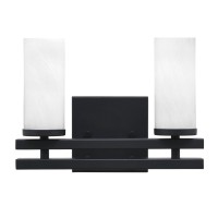 Belmont 2 Light Bath Bar In Matte Black Finish With 2.5