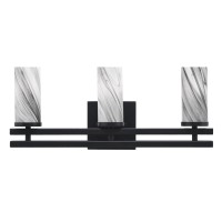 Belmont 3 Light Bath Bar In Matte Black Finish With 2.5