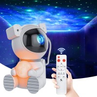 Astronaut Galaxy Star Projector 2.0 Night Light - 2023 Upgrade Galaxy Light Projector With Timer And Remote Control, Star Light Projector For Bedroom, Star Projector Night Light For Kids And Adults