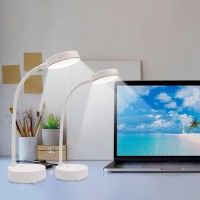 Zzenrysam 2 Pack Led Desk Lamp Table Lamp Desk Lamps For Home Office Three Brightness Levels With Usb Charging Port Desk Lig