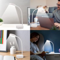 Zzenrysam 2 Pack Led Desk Lamp Table Lamp Desk Lamps For Home Office Three Brightness Levels With Usb Charging Port Desk Lig