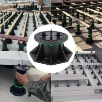 Phlkjl 8Pack Adjustable Plastic Pedestal Paver Floor Slate Support Floor Lift Deck Support Floor Raising Split Card Slot