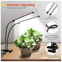 Bseah Plant Grow Light For Indoor Plants 2 Pack Full Spectrum Indoor Grow Light Auto On Off Timer 3912H