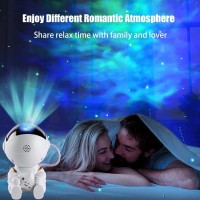 Astronaut Star Projector Galaxy Projector Light Kids Night Light Nebula Star Ceiling Night Light With Remote Gifts For Birthd