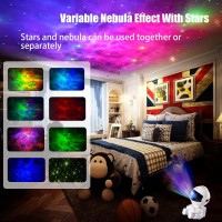 Astronaut Star Projector Galaxy Projector Light Kids Night Light Nebula Star Ceiling Night Light With Remote Gifts For Birthd