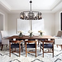 Tochic Black Farmhouse Chandelier 36