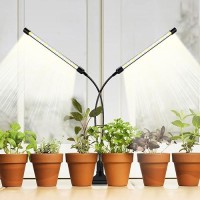 Plant Grow Light For Indoor Plants Led Grow Lamp 2 Head 2 Pack