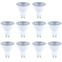 Integral Led 3.6W Led Gu10 Lamps Bulbs Par16 Non-Dimmable Indoor Lighting: 10 Packs (4000K / Cool White)