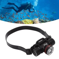 Focket Scuba Diving Headlamp, 80M Underwater Ipx8 Waterproof Safety Light 1500Lm Dive Light Led Head Flashlight, 5 Modes Super Bright Diver Head Lamp For Snorkeling, Caving