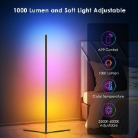 Rgb Corner Floor Lamp Easter Floor Lamp Rgbic Color Changing Corner Lamp Led Modern Floor Lights With Bluetooth App And Remote