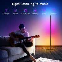 Rgb Corner Floor Lamp Easter Floor Lamp Rgbic Color Changing Corner Lamp Led Modern Floor Lights With Bluetooth App And Remote