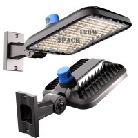 120W Led Parking Lot Lights Outdoor16800Lm Eqv 500W Hps Parking Lot Led Lights Commercial Ip65 Led Pole Light Arm Mount With