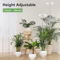 Lbw Grow Lights For Indoor Plants 144 Leds Full Spectrum Plant Light Large Plant Lamp With 4 Dimmable Levels 4812H Auto On