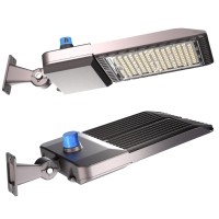 Lightdot 420W Led Parking Lot Light Arm Mount Parking Lot Lighting 63000Lm Eqv 1600W Hps Dusk To Dawn Led Street Light Outdoor