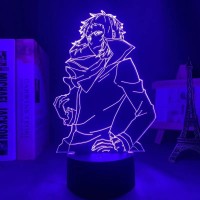 Oakfin Bungo Stray Dogs Ryunosuke Akutagawa 3D Led Lamp For Bedroom Mange Night Lights Anime Room Decor Gift Touch Usb Table Desk Light