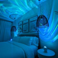 Blisslights Velarus Led Aurora Projector Northern Lights Wifi App For Bedroom Relaxation Meditation Home Theater And Nig