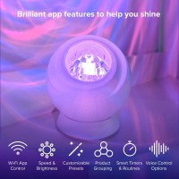 Blisslights Velarus Led Aurora Projector Northern Lights Wifi App For Bedroom Relaxation Meditation Home Theater And Nig