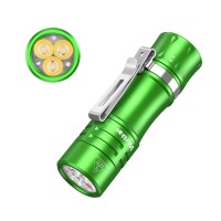 Wurkkos Ts10 V2 Pocket Edc Flashlight 4000K Small Powerful Flashlight Use 3Pcs Main 90Cri Leds Output 1400L Brightness And 3Pc