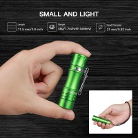 Wurkkos Ts10 V2 Pocket Edc Flashlight 4000K Small Powerful Flashlight Use 3Pcs Main 90Cri Leds Output 1400L Brightness And 3Pc