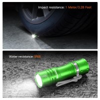 Wurkkos Ts10 V2 Pocket Edc Flashlight 4000K Small Powerful Flashlight Use 3Pcs Main 90Cri Leds Output 1400L Brightness And 3Pc