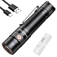 Fenix E35R Edc Flashlight, 3100 Lumens Usb-C Rechargeable High Lumen Performance Flashlight With Lumentac Organizer