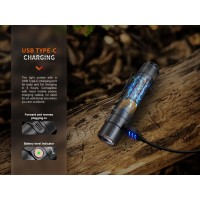 Fenix E35R Edc Flashlight, 3100 Lumens Usb-C Rechargeable High Lumen Performance Flashlight With Lumentac Organizer