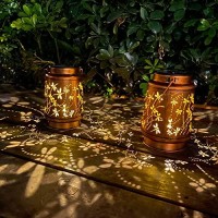 2 Pack Dragonfly Solar Lantern Lights Outdoor Decor, Hanging Metal Decorations Waterproof With Led Light, Landscape Lights For Garden Patio Yard Lawn Backyard Front Porch Gifts For Mom Grandma