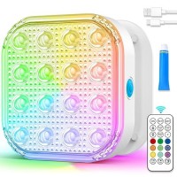 Submersible Led Lights With Remote Waterproof Underwater Led Light Rechargeable Bettery 16 Color Changing Lamp Magnetic Floatin