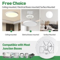 158 Inch Led Flush Mount Ceiling Light 32W 3480Lm 3000K4000K6000K Cct Selectable Round Flat Panel Light Low Profile Ceili