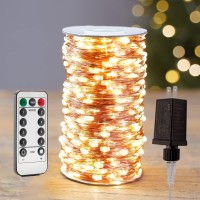 Resnice 400Ft Extra Long Fairy Lights Plug In Waterproof Outside Copper Wire String Lights With Remote 1200 Highbright Leds For