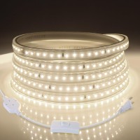 Aimengte Outdoor Led Strip Lights Waterproof Ac 110V 1200Leds 4000K Plug In Led Rope Lights For Garden Patio Indoor Outdoor