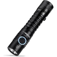 Wurkkos Fc11 Flashlight Rechargeable Usb C Pocket Flashlight, Max 1300 Lumen Ultra Bright Flashlight, Magnetic Flashlight Ip68 Waterproof Flashlight For Camping Hiking Repairing (519A-5000K)