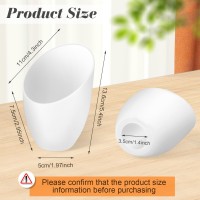 5 Pieces Plastic Lamp Shade Replacement Horseshoe Lampshade Cover White Floor Lamp Light Covers For Multihead Stand Up Lamp Pen