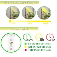 Yadoker Dualhead Led Plant Light Full Spectrum Grow Lamp 81216H Timer 10 Dimmable Levels 7 Switch Modes Adjustable Tripo