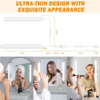 My Beauty Light Led Vanity Lights For Mirror Bright Dimmable And Color Temperature Changeable Led Makeup Lights Stickon 5V Us