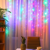 Twinkle Star 600 Led Window Fairy Curtain String Lights 8 Modes Fairy Lights For Halloween Christmas Bedroom Wedding Party Home