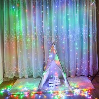 Twinkle Star 600 Led Window Fairy Curtain String Lights 8 Modes Fairy Lights For Halloween Christmas Bedroom Wedding Party Home