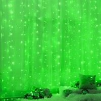 Twinkle Star 300 Led Window Fairy Curtain String Lights 8 Modes Fairy Lights For St Patricks Day Halloween Christmas Bedroom W