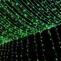 Twinkle Star 300 Led Window Fairy Curtain String Lights 8 Modes Fairy Lights For St Patricks Day Halloween Christmas Bedroom W