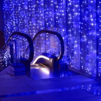 Twinkle Star 600 Led Window Fairy Curtain String Lights 8 Modes Fairy Lights For Halloween Christmas Bedroom Wedding Party Home