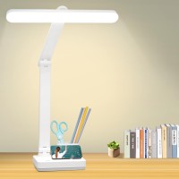 Maythank Cordless Desk Table Lamp Reading Light Rechargeable Battery 4000Mah, Tall & Large Light 50 Led,Touch 3 Modes,2 Ways Power,Dimmable, Wireless Bedroom Bedside Lamp