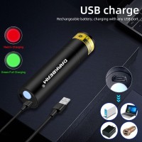 Darkbeam Uv Flashlight 365Nm Woods Lamp Usb Rechargeable Portable Blacklight Led Ultraviolet Light Mini Detector For Pet Urine