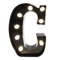 Black Alphabet Marquee Letters Led 26 Alphabet Light Up Letters With Diamond Bulb Battery Powered Led Letter For Wedding Birthda