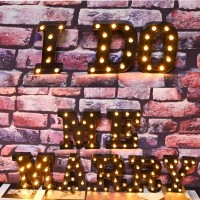 Black Alphabet Marquee Letters Led 26 Alphabet Light Up Letters With Diamond Bulb Battery Powered Led Letter For Wedding Birthda