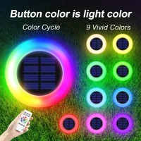 Solar Lights Outdoor Color Changing Colorful Solar Garden Lights For Outside Multicolored Solar Pathway Lights Auto Onoff Wat